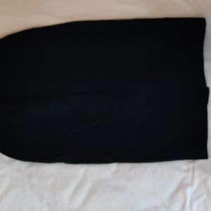 Black Midi Pencil Skirt